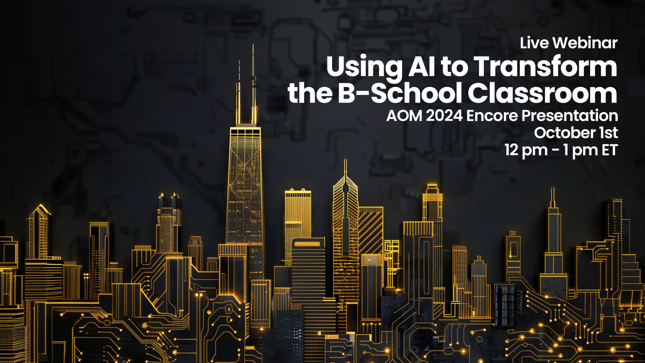 AOM Encore Webinar: Using AI to Transform the B-School Classroom