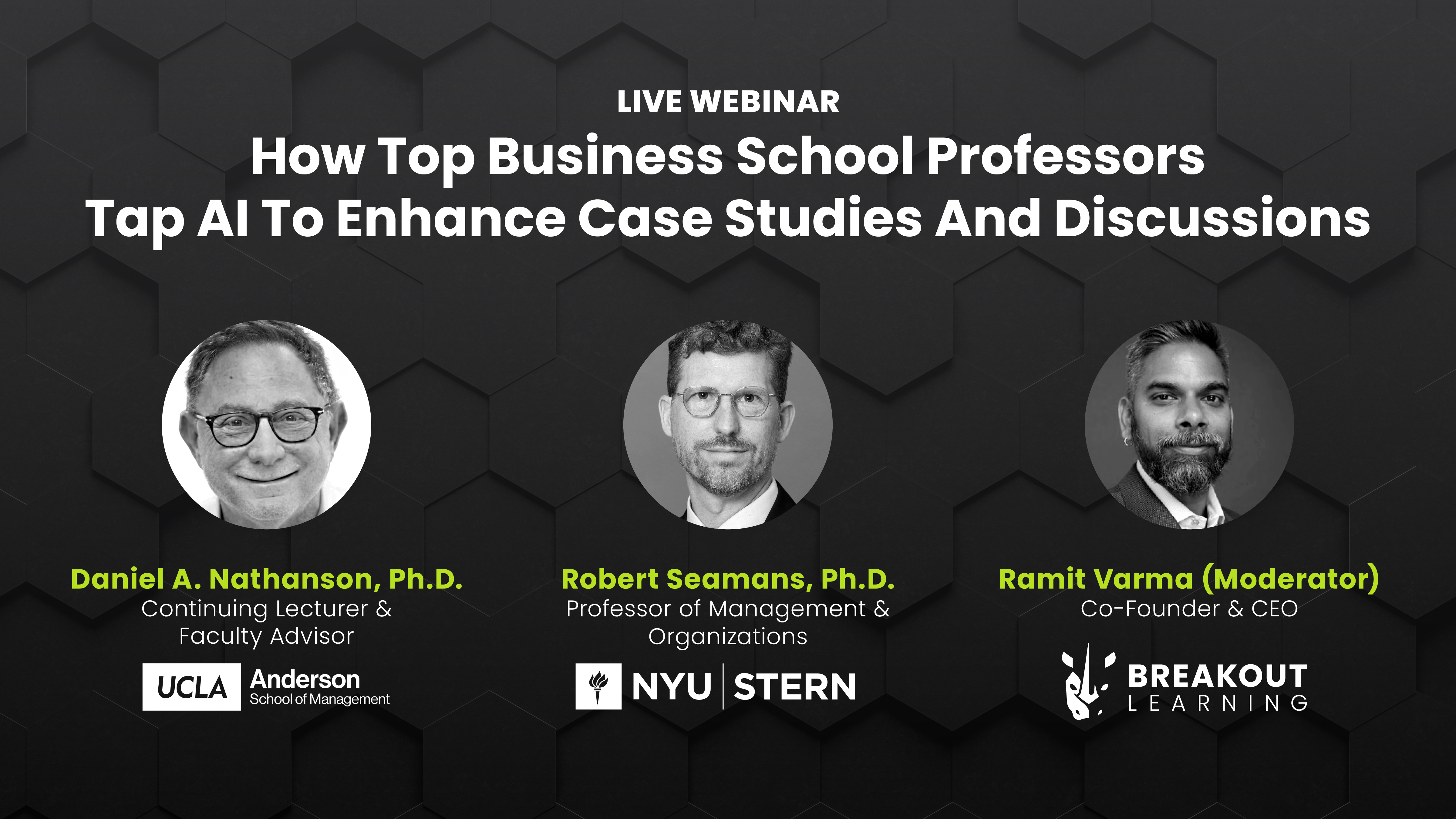 Breakout Learning To Host November 9th Webinar on AI-Powered Business Education